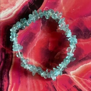 Elegant Green Gemstone Bracelet